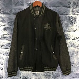 Express Mens Wool Varsity Jacket 